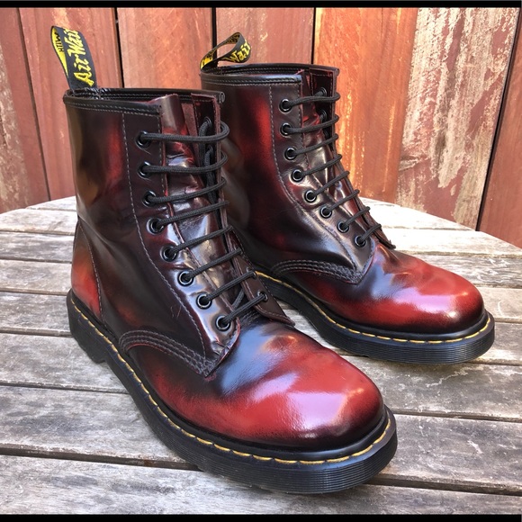 Dr. Martens Other - Dr Martens 1460 cherry red two tone combat boots